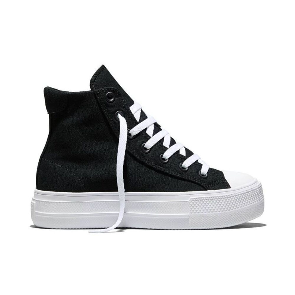 Converse Women's Platform High Top Sneakers - Black 10